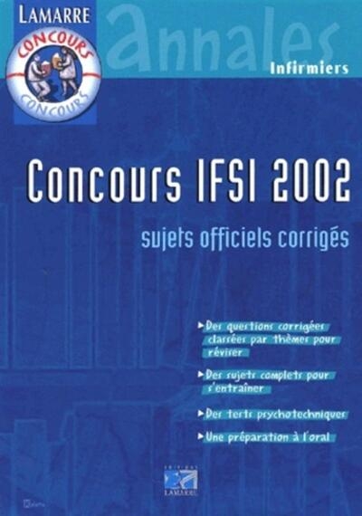 Pack special concours ifsi 2001 et 2002 - Image principale