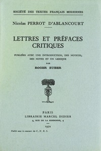 Lettres et préfaces critiques - Image principale