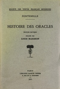 Histoire des oracles - Image principale