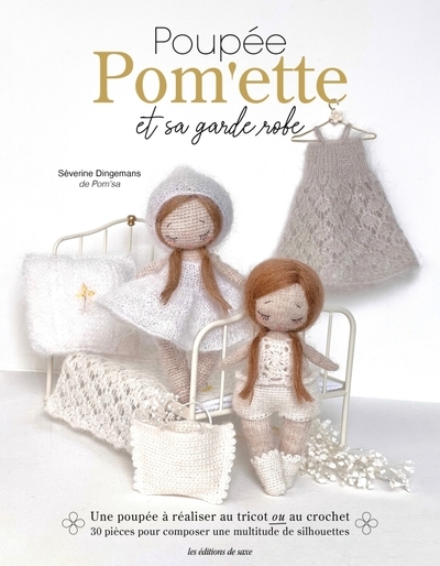 Poupée pom'ette et sa garde-robe au tricot et au crochet - Image principale