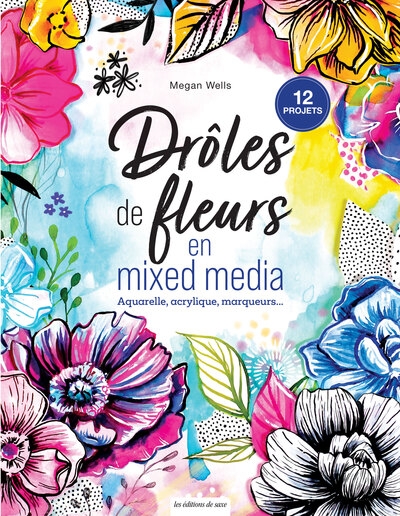 Drôles de fleurs en mixed media - Image principale