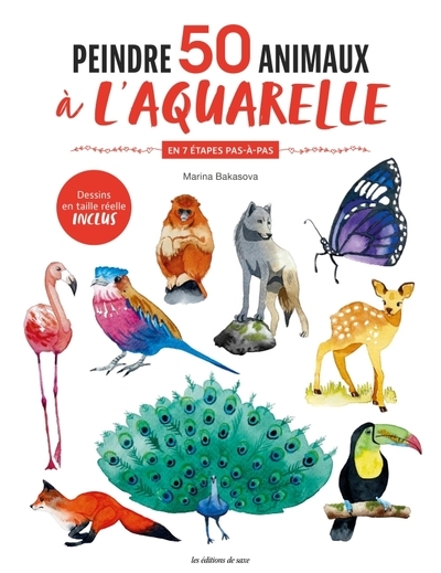 Peintre 50 animaux à l'aquarelle - Image principale