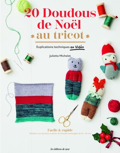 20 doudous de noël au tricot - Image principale