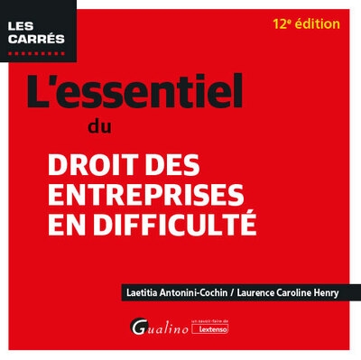 L'essentiel du droit des entreprises en difficulté - Image principale