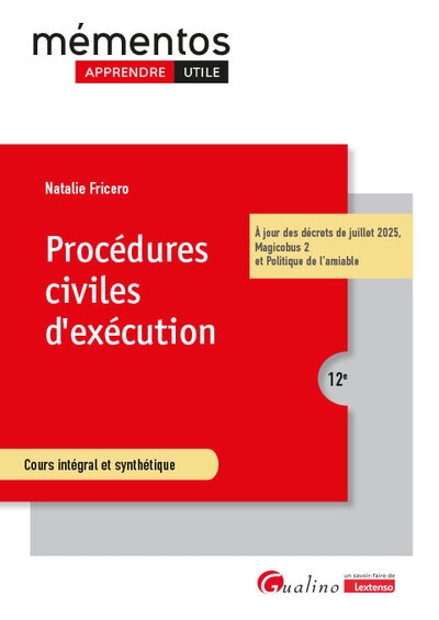 Procédures civiles d'exécution - Image principale