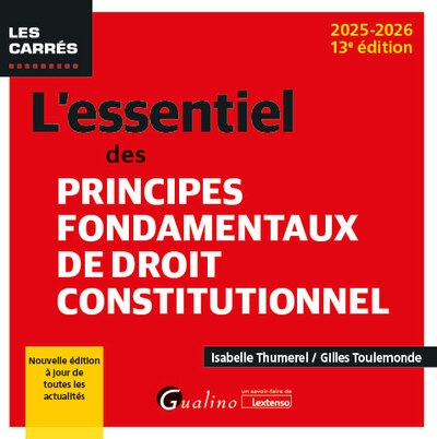 L'essentiel des principes fondamentaux de droit constitutionnel - Image principale