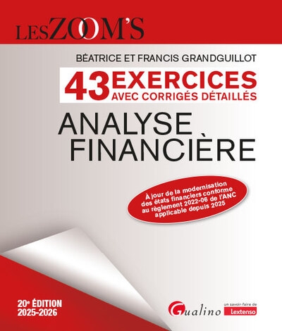 Analyse financière - 43 exercices avec corrigés détaillés - Image principale