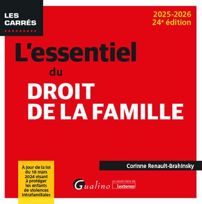 L'essentiel du droit de la famille - Image principale