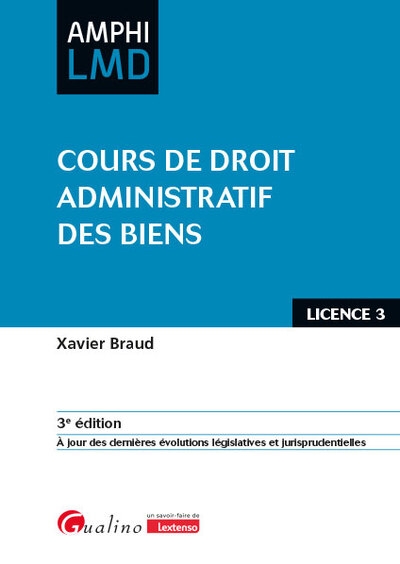 Cours de droit administratif des biens - Image principale