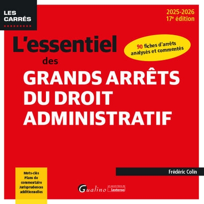 L'essentiel des grands arrêts du droit administratif - Image principale