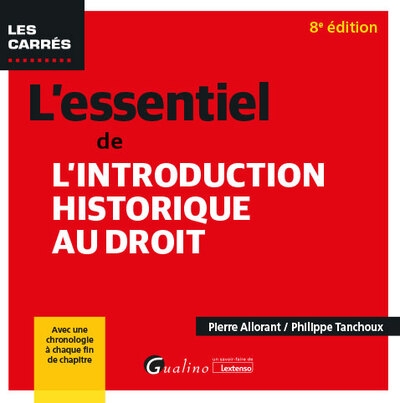 L'essentiel de l'introduction historique au droit - Image principale