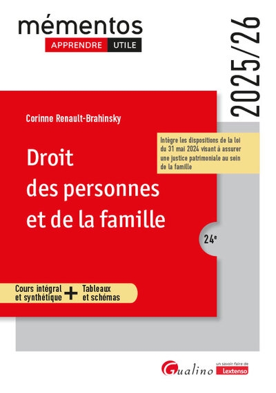 Droit des personnes et de la famille - Image principale