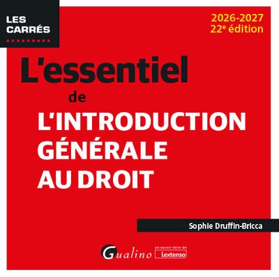L'essentiel de l'introduction générale au droit - Image principale