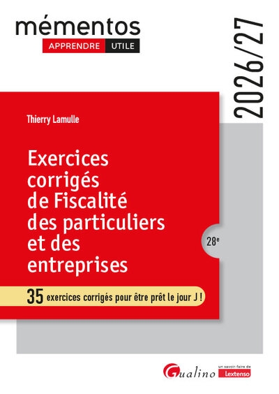 Exercices corrigés de fiscalité des particuliers et des entreprises - Image principale