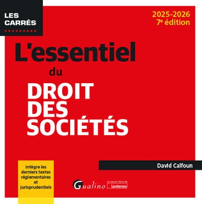 L'essentiel du droit des sociétés - Image principale