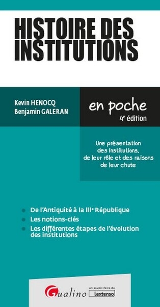 Histoire des institutions - Image principale