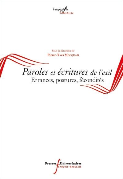 Paroles et écritures de l'exil - Image principale