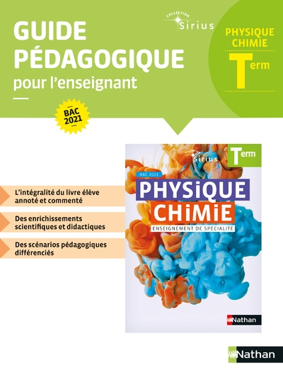 Physique chimie terminale - livre professeur 2020 - Image principale