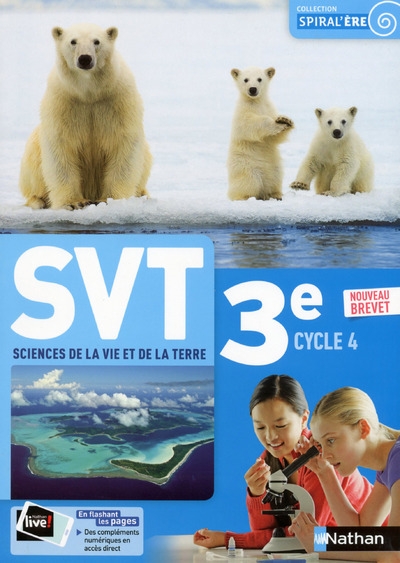 Sciences de la vie et de la terre 3e 2017 - manuel de l'élève - Image principale