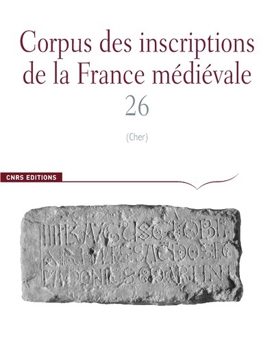 Corpus des inscriptions de la france médiévale n°26 - cher - Image principale