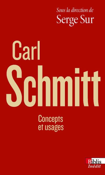 Carl schmitt - concepts et usages - Image principale