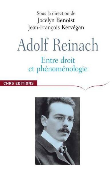 Adolf reinach- entre droit et phénoménologie - Image principale