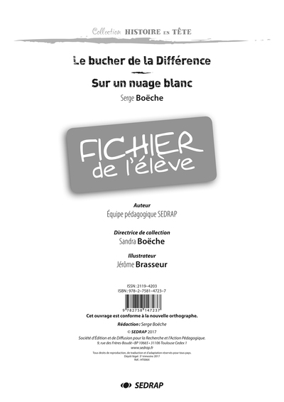 Le bucher de la difference - le fichier pedagogique - Image principale