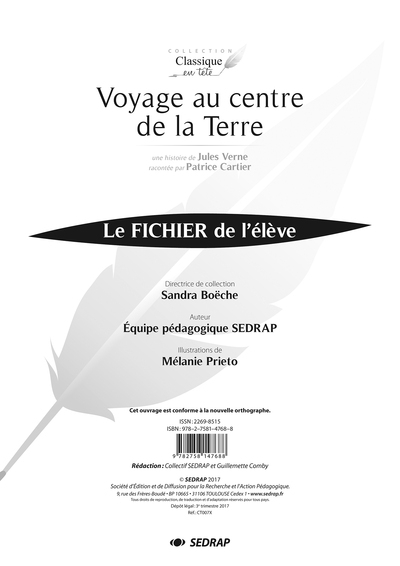 Voyage au centre de la terre - fichier pedagogique - Image principale