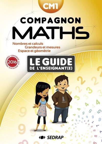 Compagnon maths cm1 - guide enseignant - edition 2016 - Image principale