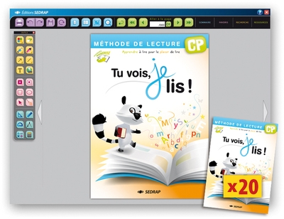 Tu vois je lis : 20 manuels papier + version numerisee - Image principale