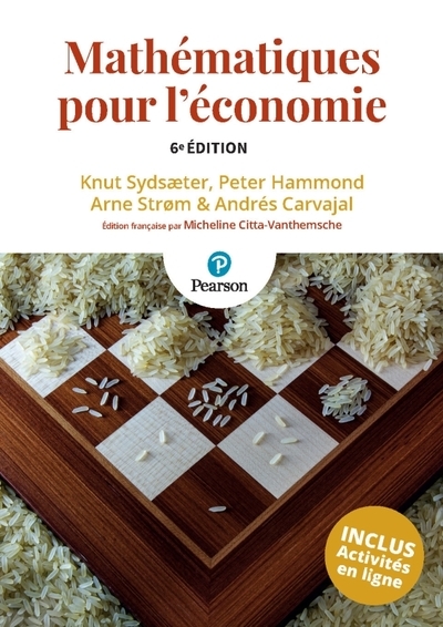 Mathématiques pour l'économie - 6e édition - Image principale