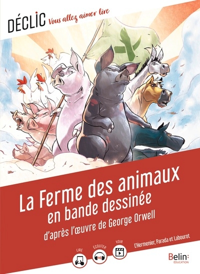La ferme des animaux en bande dessinée - Image principale