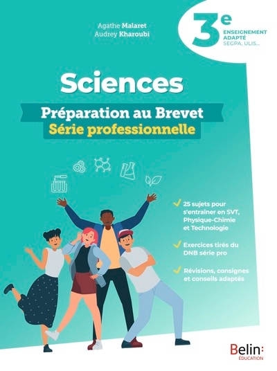 Sciences 3e - préparation au brevet série professionnelle - Image principale