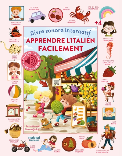 Apprendre l'italien facilement - livre sonore interactif - Image principale