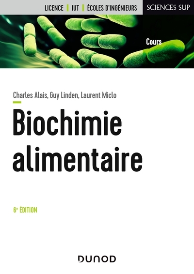 Biochimie alimentaire - 6e édition de l'abrégé - Image principale