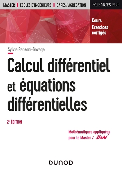 Calcul différentiel et équations différentielles - 2e éd. - cours et exercices corrigés - Image principale