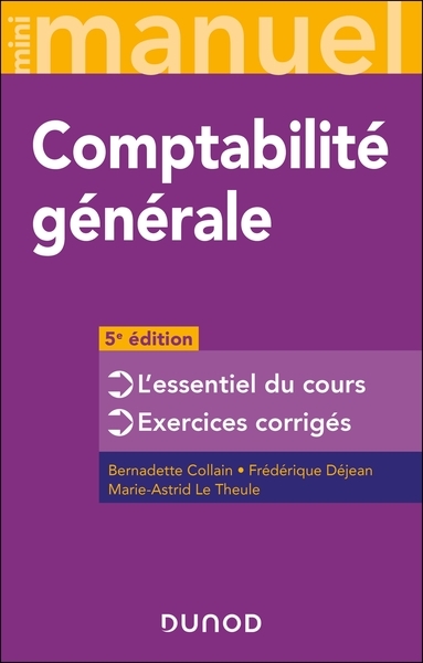 Mini manuel - comptabilité générale - 5e éd. - Image principale
