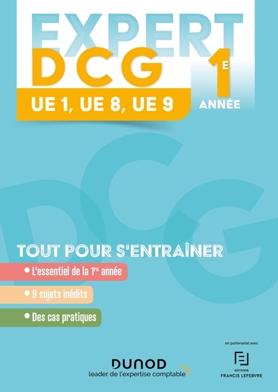 Expert dcg année 1 : 1-8-9 - 2023-2024 - Image principale