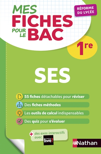 Mes fiches pour le bac ses 1re - Image principale
