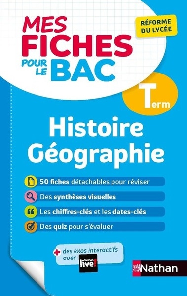 Mes fiches pour le bac histoire géographie term - Image principale