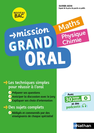 Mission grand oral - maths - physique chimie - Image principale