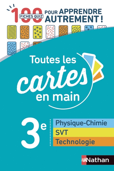 Toutes les cartes en main physique-chimie svt technologie 3e - Image principale