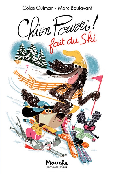 Chien pourri fait du ski - Image principale