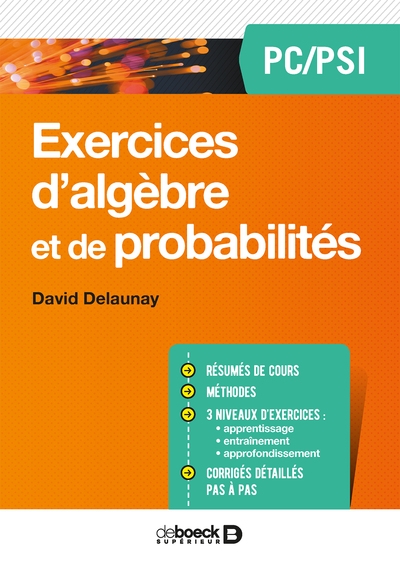 Exercices d'algèbre et de probabilités pc/psi - Image principale