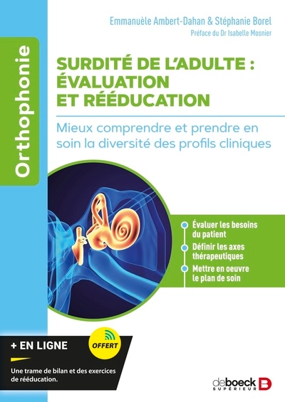 Surdité de l'adulte : évaluation et rééducation - Image principale