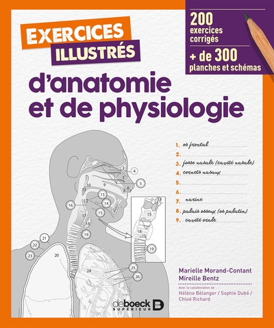 Exercices illustrés d'anatomie et de physiologie - Image principale