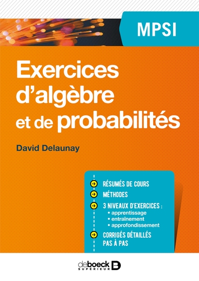 Exercices d'algèbre et de probabilités mpsi - Image principale