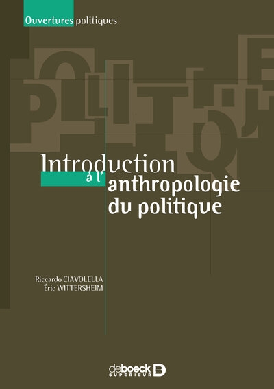 Introduction à l'anthropologie du politique - Image principale