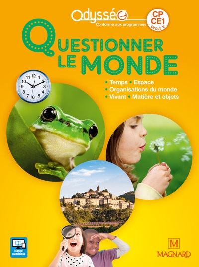 Odysséo questionner le monde cp-ce1 (2018) - manuel de l'élève - Image principale