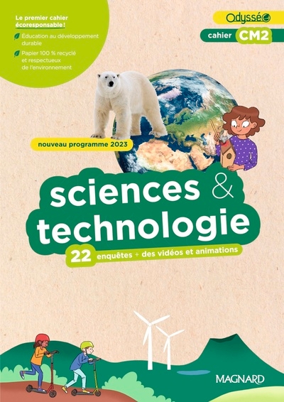 Cahier odysséo sciences et technologie cm2 (2024) - Image principale